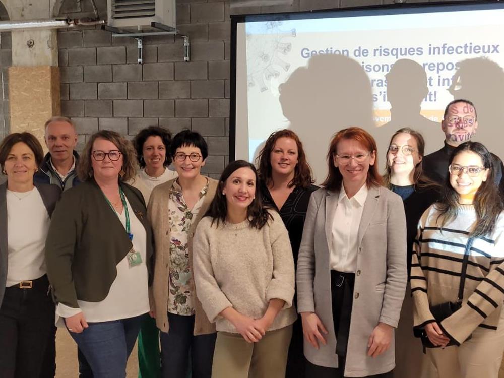 Das Organisationskomitee des Seminars, bestehend aus Mitgliedern der HOST der Netzwerke Move und Elipse sowie der OST der Provinz Lüttich.